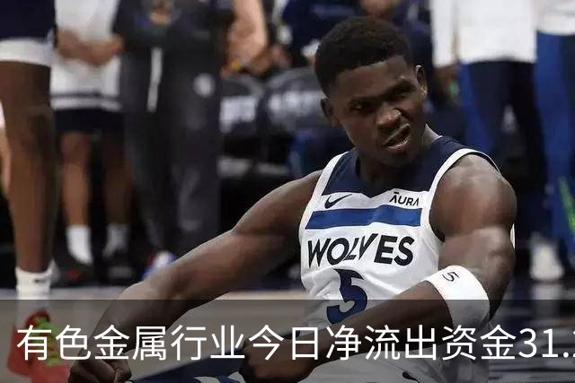 有色金属行业今日净流出资金31.22亿元，紫金矿业等6股净流出资金超亿元